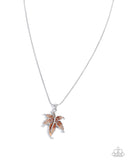 Leafy Lullaby - Brown Necklace - Paparazzi Accessories Necklace Bedazzle Me Pretty Mobile Fashion Boutique
