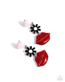 Let Me Kiss You - Multi Post Earrings - Paparazzi Accessories Post Earrings Bedazzle Me Pretty Mobile Fashion Boutique