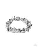 Lets Start at the FAIRY Beginning - Silver Bracelet - Paparazzi Accessories Bracelet Bedazzle Me Pretty Mobile Fashion Boutique