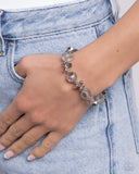 Lets Start at the FAIRY Beginning - Silver Bracelet - Paparazzi Accessories Bracelet Bedazzle Me Pretty Mobile Fashion Boutique