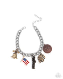 Liberty Legacy - Multi Bracelet - Paparazzi Accessories Bracelet Bedazzle Me Pretty Mobile Fashion Boutique