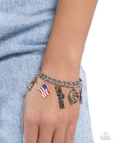 Liberty Legacy - Multi Bracelet - Paparazzi Accessories Bracelet Bedazzle Me Pretty Mobile Fashion Boutique