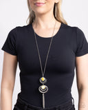 Limitless Luster - Yellow Necklace - Paparazzi Accessories Necklace Bedazzle Me Pretty Mobile Fashion Boutique