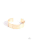 Linear Layers - Gold Mens Bracelet - Paparazzi Accessories Mens Bracelet Bedazzle Me Pretty Mobile Fashion Boutique