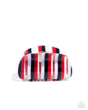 Linear Legato - Red Hair Clip - Paparazzi Accessories Hair Clip Bedazzle Me Pretty Mobile Fashion Boutique