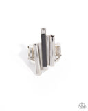 Linear Loot - Silver Ring - Paparazzi Accessories Ring Bedazzle Me Pretty Mobile Fashion Boutique