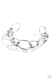 LINK or Swim - Silver Bracelet - Paparazzi Accessories Bracelet Bedazzle Me Pretty Mobile Fashion Boutique