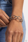 LINK or Swim - Silver Bracelet - Paparazzi Accessories Bracelet Bedazzle Me Pretty Mobile Fashion Boutique
