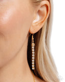 Linked Lady - Gold Necklace - Paparazzi Accessories Necklace Bedazzle Me Pretty Mobile Fashion Boutique