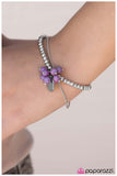 Little House On The Prairie - Purple Bracelet - Paparazzi Accessories Bracelet Bedazzle Me Pretty Mobile Fashion Boutique