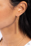 Live The Life You Love - Gold Necklace - Paparazzi Accessories Necklace Bedazzle Me Pretty Mobile Fashion Boutique