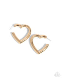 Local Attraction - Gold Earrings - Paparazzi Accessories Earrings Bedazzle Me Pretty Mobile Fashion Boutique