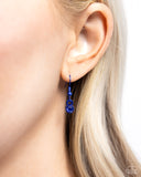 Locket Leisure - Blue Necklace - Paparazzi Accessories Necklace Bedazzle Me Pretty Mobile Fashion Boutique