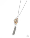 Logging Off - Multi Necklace - Paparazzi Accessories Necklace Bedazzle Me Pretty Mobile Fashion Boutique