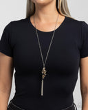 Logging Off - Multi Necklace - Paparazzi Accessories Necklace Bedazzle Me Pretty Mobile Fashion Boutique