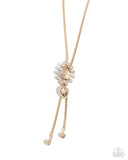 London Layers - Gold Necklace - Paparazzi Accessories Necklace Bedazzle Me Pretty Mobile Fashion Boutique