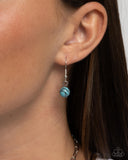 Longhorn Lasso - Blue Necklace - Paparazzi Accessories Necklace Bedazzle Me Pretty Mobile Fashion Boutique