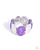 Longing for More - Purple Bracelet - Paparazzi Accessories Bracelet Bedazzle Me Pretty Mobile Fashion Boutique