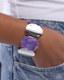 Longing for More - Purple Bracelet - Paparazzi Accessories Bracelet Bedazzle Me Pretty Mobile Fashion Boutique
