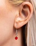 Love Match - Red Necklace - Paparazzi Accessories Necklace Bedazzle Me Pretty Mobile Fashion Boutique