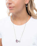 Lovely Couple - Pink Necklace - Paparazzi Accessories Necklace Bedazzle Me Pretty Mobile Fashion Boutique