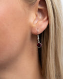Lovely Couple - Red Necklace - Paparazzi Accessories Necklace Bedazzle Me Pretty Mobile Fashion Boutique