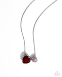 Lovely Couple - Red Necklace - Paparazzi Accessories Necklace Bedazzle Me Pretty Mobile Fashion Boutique