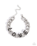 Lovely Legacy - Black Bracelet - Paparazzi Accessories Bracelet Bedazzle Me Pretty Mobile Fashion Boutique