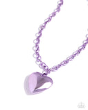 Loving Luxury - Purple Necklace - Paparazzi Accessories Necklace Bedazzle Me Pretty Mobile Fashion Boutique