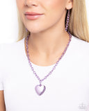 Loving Luxury - Purple Necklace - Paparazzi Accessories Necklace Bedazzle Me Pretty Mobile Fashion Boutique