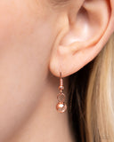 Low-Key Layers - Copper Necklace - Paparazzi Accessories Necklace Bedazzle Me Pretty Mobile Fashion Boutique