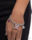 Luminous Lift - Pink Bracelet - Paparazzi Accessories Bracelet Bedazzle Me Pretty Mobile Fashion Boutique