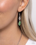 Lyrical Leaves - Green Necklace - Paparazzi Accessories Necklace Bedazzle Me Pretty Mobile Fashion Boutique
