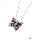 Magical Metamorphosis - Purple Necklace - Paparazzi Accessories Necklace Bedazzle Me Pretty Mobile Fashion Boutique