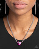 Malibu Infatuation - Pink Necklace - Paparazzi Accessories Necklace Bedazzle Me Pretty Mobile Fashion Boutique