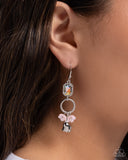 Malibu Melody - Pink Earrings - Paparazzi Accessories Earrings Bedazzle Me Pretty Mobile Fashion Boutique