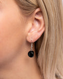 Malibu Minuet - Black Necklace - Paparazzi Accessories Necklace Bedazzle Me Pretty Mobile Fashion Boutique