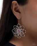 Malibu Mode - Pink Earrings - Paparazzi Accessories Earrings Bedazzle Me Pretty Mobile Fashion Boutique