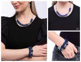 Malibu Motivation - Blue Complete Look  - Paparazzi Accessories Bedazzle Me Pretty Mobile Fashion Boutique