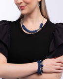Malibu Motivation - Blue Complete Look  - Paparazzi Accessories Bedazzle Me Pretty Mobile Fashion Boutique