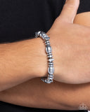 Manufactured Model - Silver Bracelet - Paparazzi Accessories Bracelet Bedazzle Me Pretty Mobile Fashion Boutique