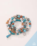 Marbled Mashup - Multi Bracelet - Paparazzi Accessories Bracelet Bedazzle Me Pretty Mobile Fashion Boutique