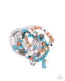 Marbled Mashup - Multi Bracelet - Paparazzi Accessories Bracelet Bedazzle Me Pretty Mobile Fashion Boutique