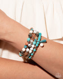Marbled Mashup - Multi Bracelet - Paparazzi Accessories Bracelet Bedazzle Me Pretty Mobile Fashion Boutique