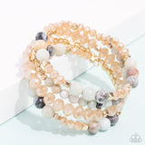 Marbled Melody - Multi Bracelet - Paparazzi Accessories Bracelet Bedazzle Me Pretty Mobile Fashion Boutique