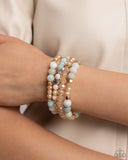 Marbled Melody - Multi Bracelet - Paparazzi Accessories Bracelet Bedazzle Me Pretty Mobile Fashion Boutique