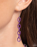 Mardi Gras Mayhem - Purple Necklace - Paparazzi Accessories Necklace Bedazzle Me Pretty Mobile Fashion Boutique