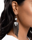 Maven Musings - Black Earrings - Paparazzi Accessories Earrings Bedazzle Me Pretty Mobile Fashion Boutique