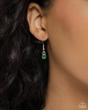 May Birthstone Beauty - Green Necklace - Paparazzi Accessories Necklace Bedazzle Me Pretty Mobile Fashion Boutique