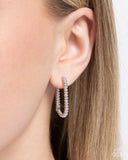 Meandering Moment - Silver Earrings - Paparazzi Accessories Earrings Bedazzle Me Pretty Mobile Fashion Boutique